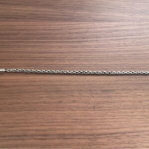 Silver Braided Chain Bracelet